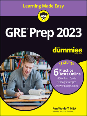 cover image of GRE Prep 2023 For Dummies with Online Practice